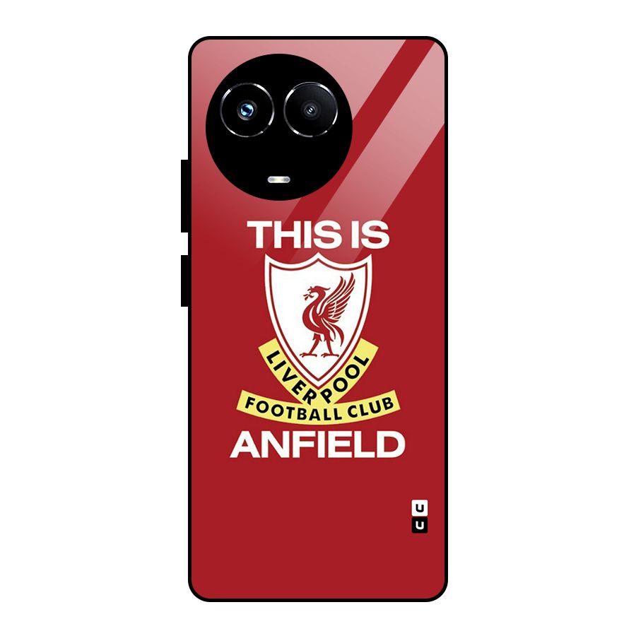 LiverPool Anfield Glass Back Case for Realme 11X