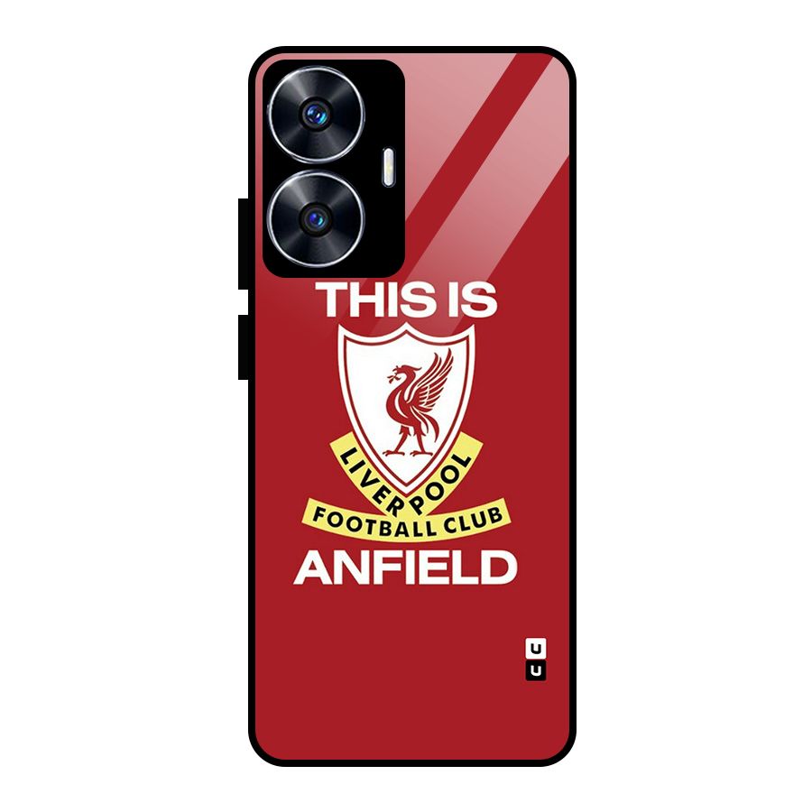 LiverPool Anfield Glass Back Case for Realme Narzo N55
