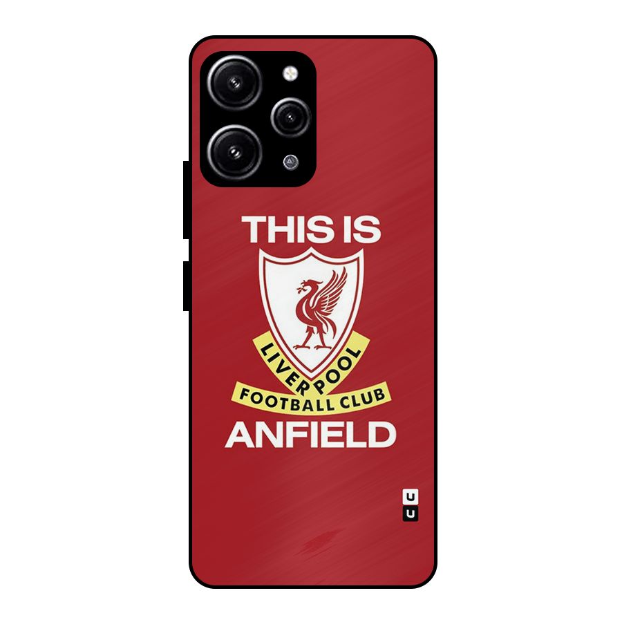 LiverPool Anfield Glass Back Case for Redmi 12 4G