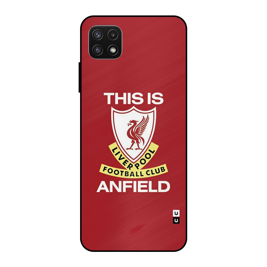 LiverPool Anfield Metal Back Case for Galaxy A22 5G