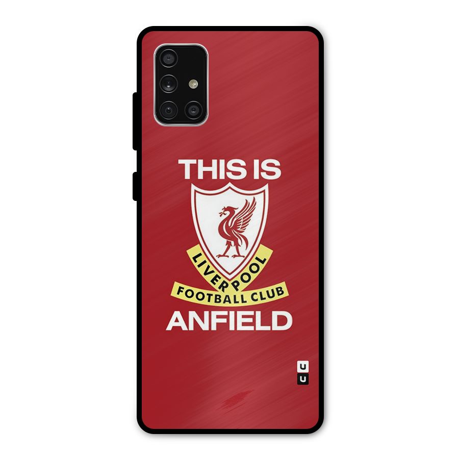 LiverPool Anfield Metal Back Case for Galaxy A71