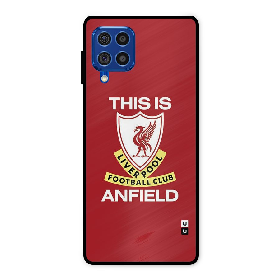LiverPool Anfield Metal Back Case for Galaxy F62