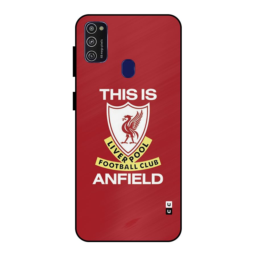 LiverPool Anfield Metal Back Case for Galaxy M21