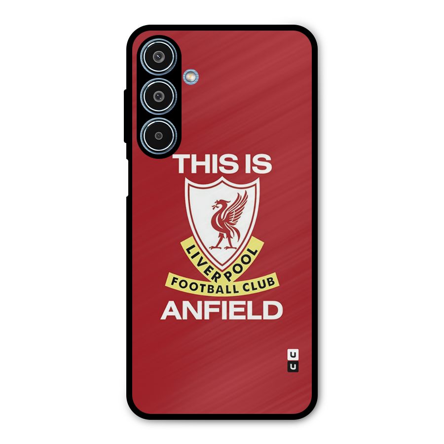 LiverPool Anfield Metal Back Case for Galaxy M35