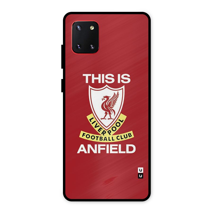 LiverPool Anfield Metal Back Case for Galaxy Note 10 Lite
