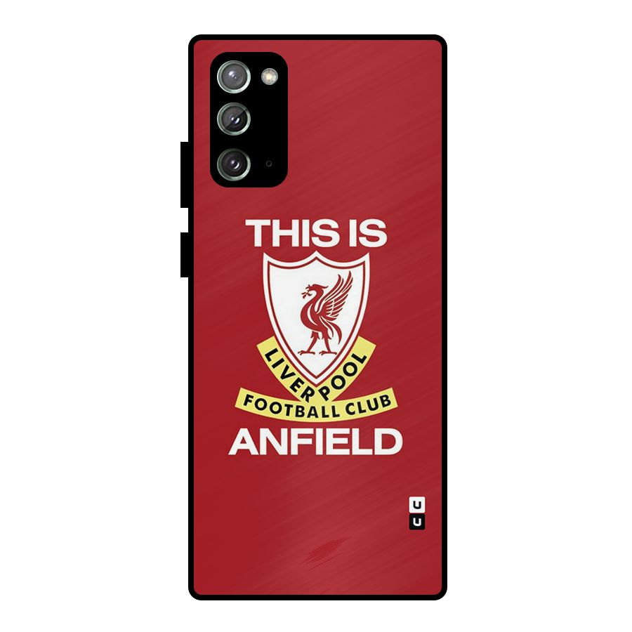 LiverPool Anfield Metal Back Case for Galaxy Note 20