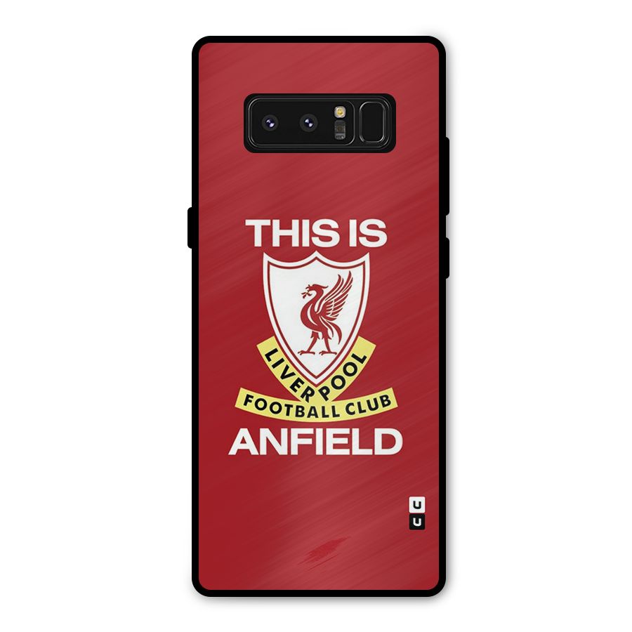 LiverPool Anfield Metal Back Case for Galaxy Note 8