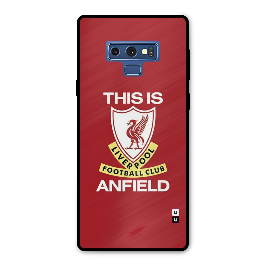 LiverPool Anfield Metal Back Case for Galaxy Note 9