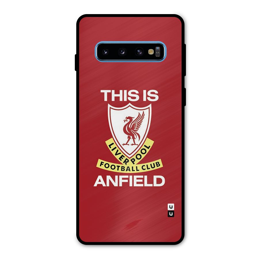 LiverPool Anfield Metal Back Case for Galaxy S10