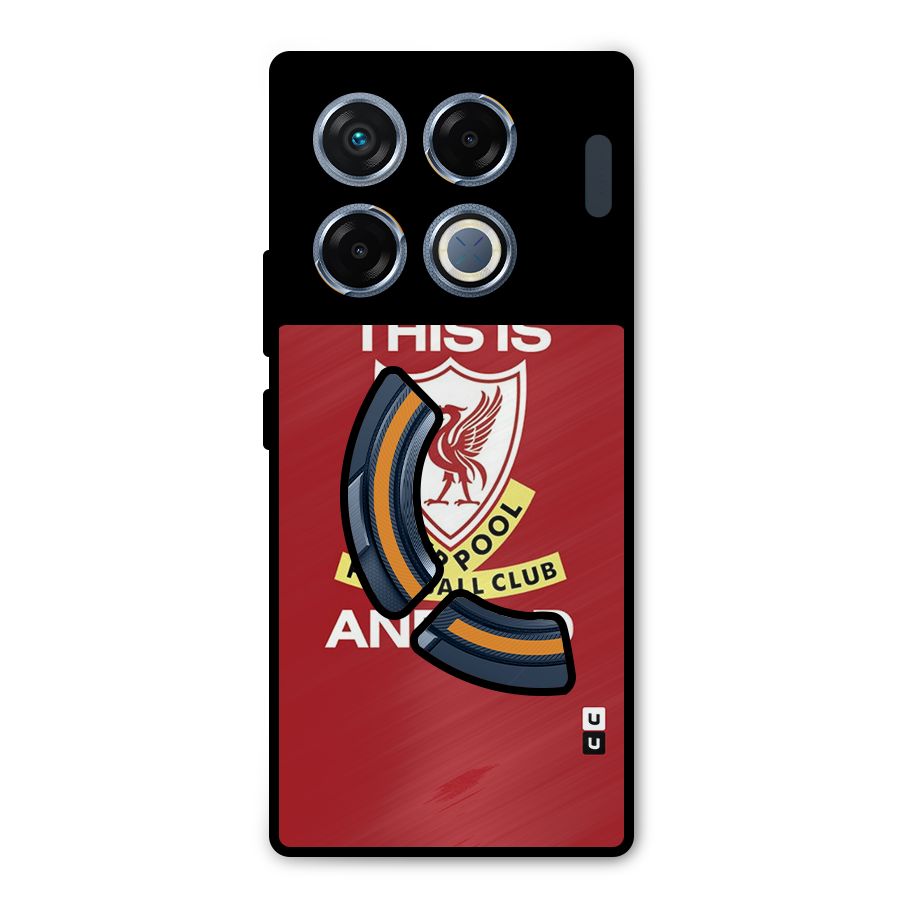 LiverPool Anfield Metal Back Case for Infinix GT 20 Pro