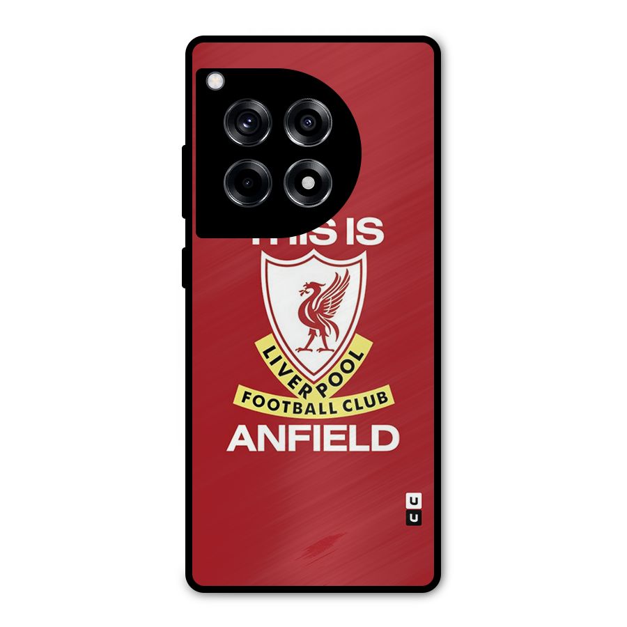 LiverPool Anfield Metal Back Case for OnePlus 12R