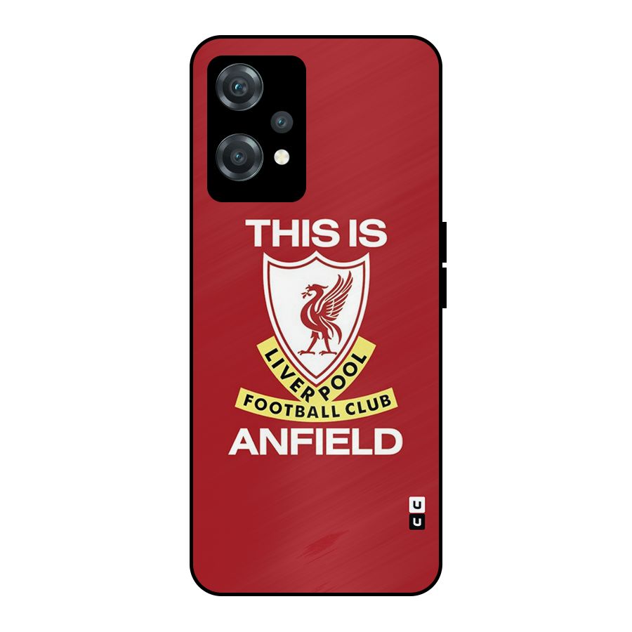 LiverPool Anfield Metal Back Case for OnePlus Nord CE 2 Lite 5G