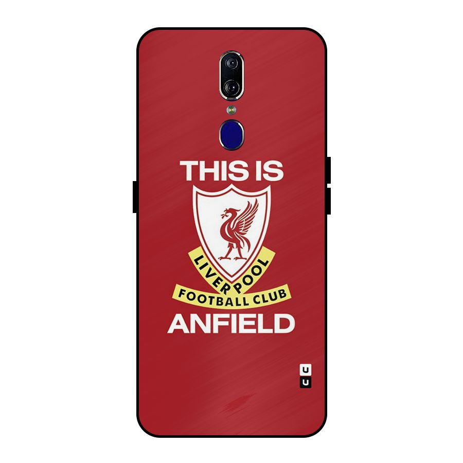 LiverPool Anfield Metal Back Case for Oppo F11