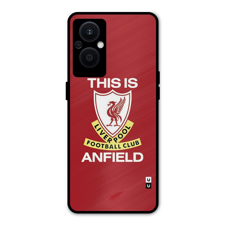 LiverPool Anfield Metal Back Case for Oppo F21s Pro 5G