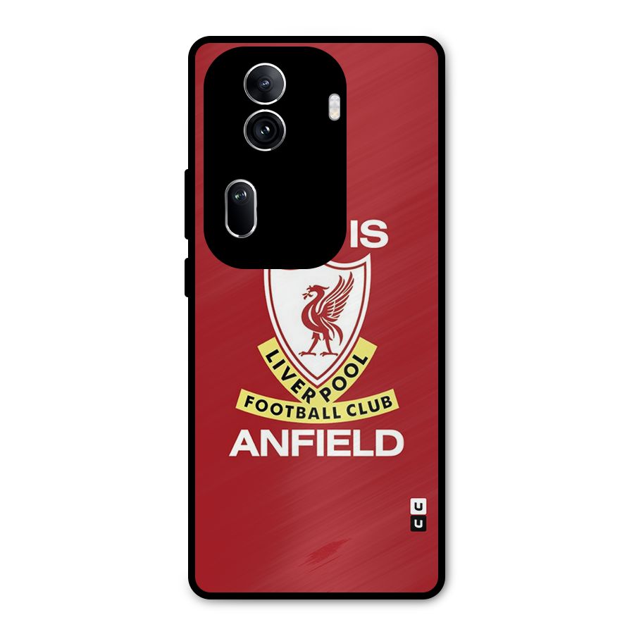 LiverPool Anfield Metal Back Case for Oppo Reno11 Pro 5G