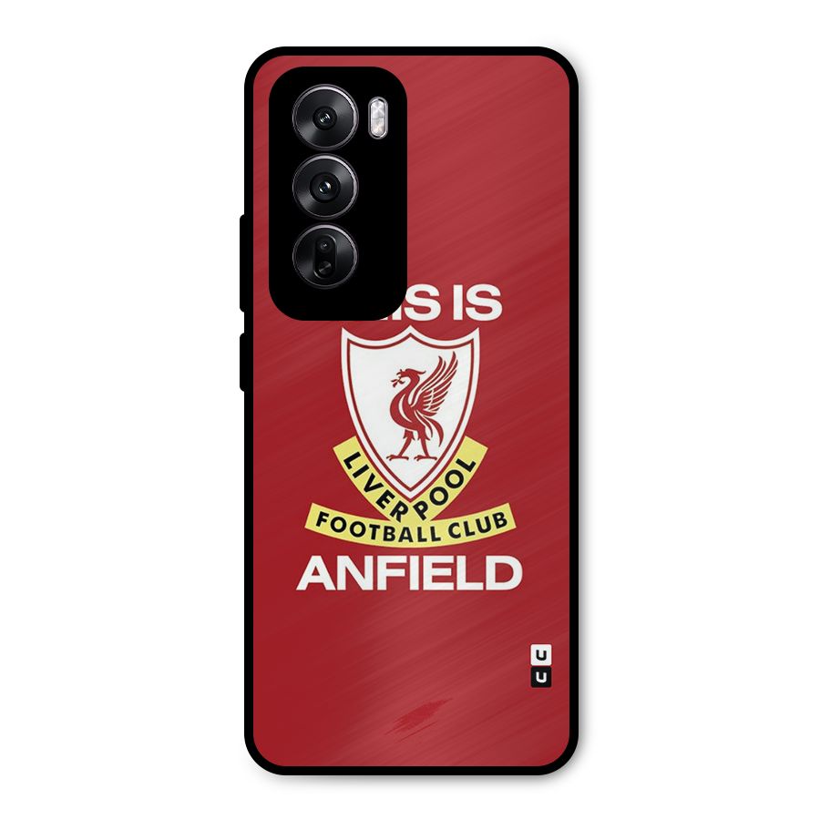 LiverPool Anfield Metal Back Case for Oppo Reno12