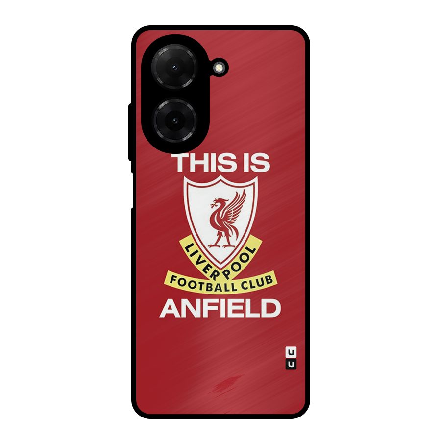 LiverPool Anfield Metal Back Case for Poco C71