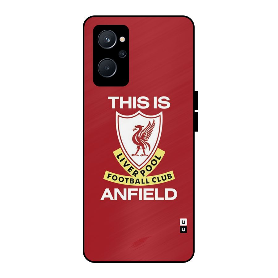LiverPool Anfield Metal Back Case for Realme 9i 5G