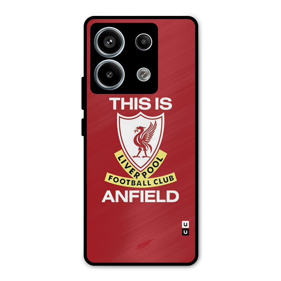 LiverPool Anfield Metal Back Case for Redmi Note 13 Pro 5G