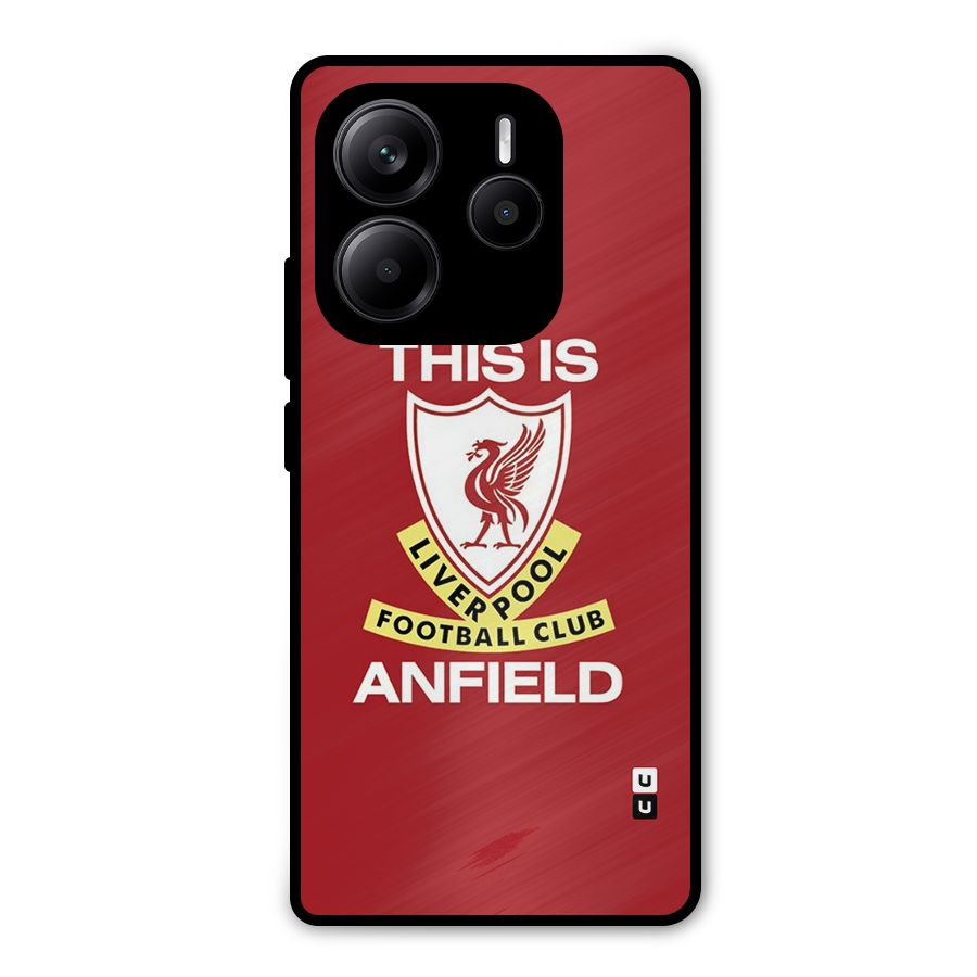 LiverPool Anfield Metal Back Case for Redmi Note 14 5G