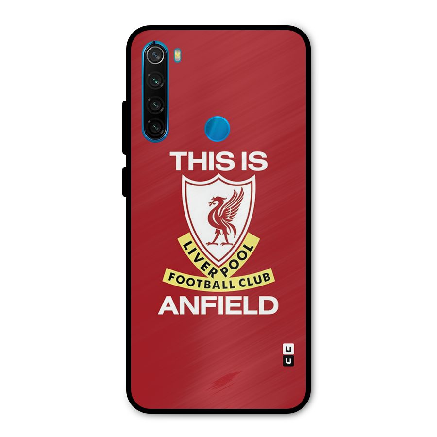 LiverPool Anfield Metal Back Case for Redmi Note 8