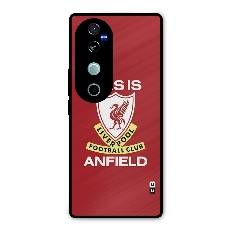 LiverPool Anfield Metal Back Case for Vivo V40 Pro