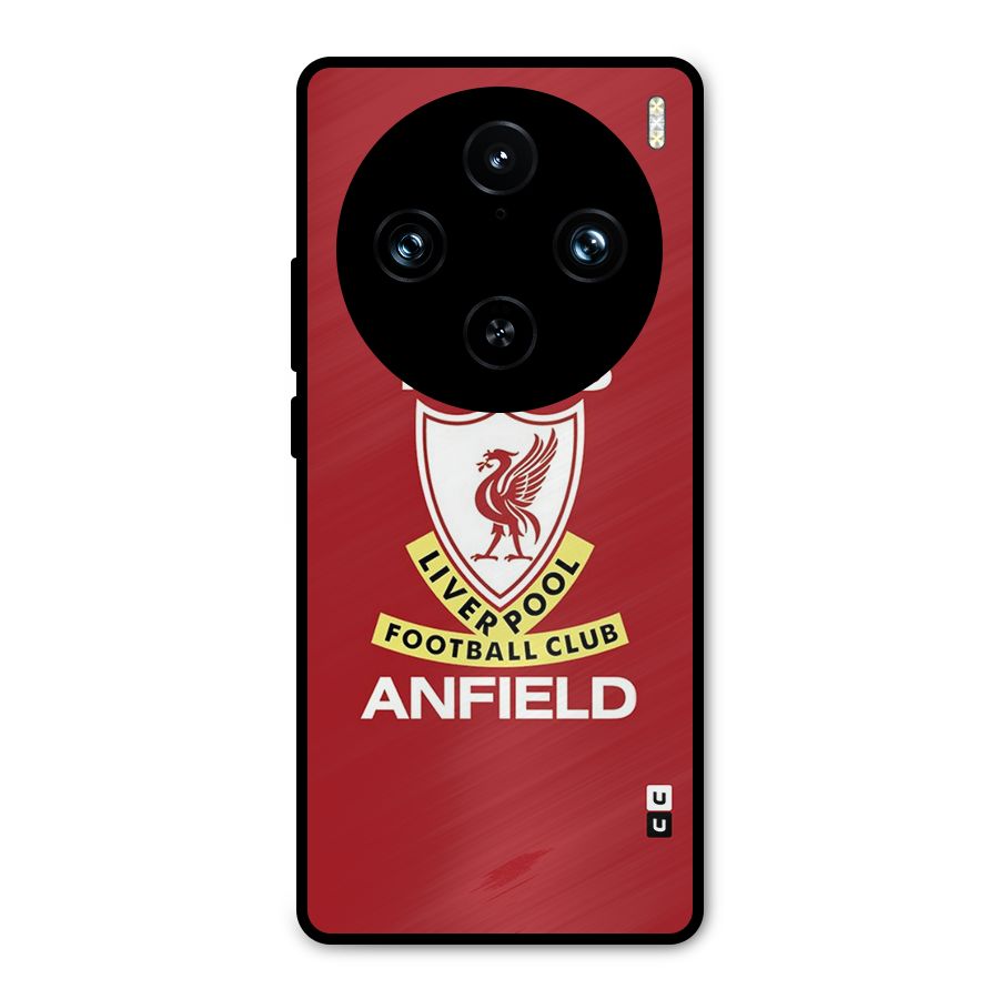 LiverPool Anfield Metal Back Case for Vivo X100 Pro