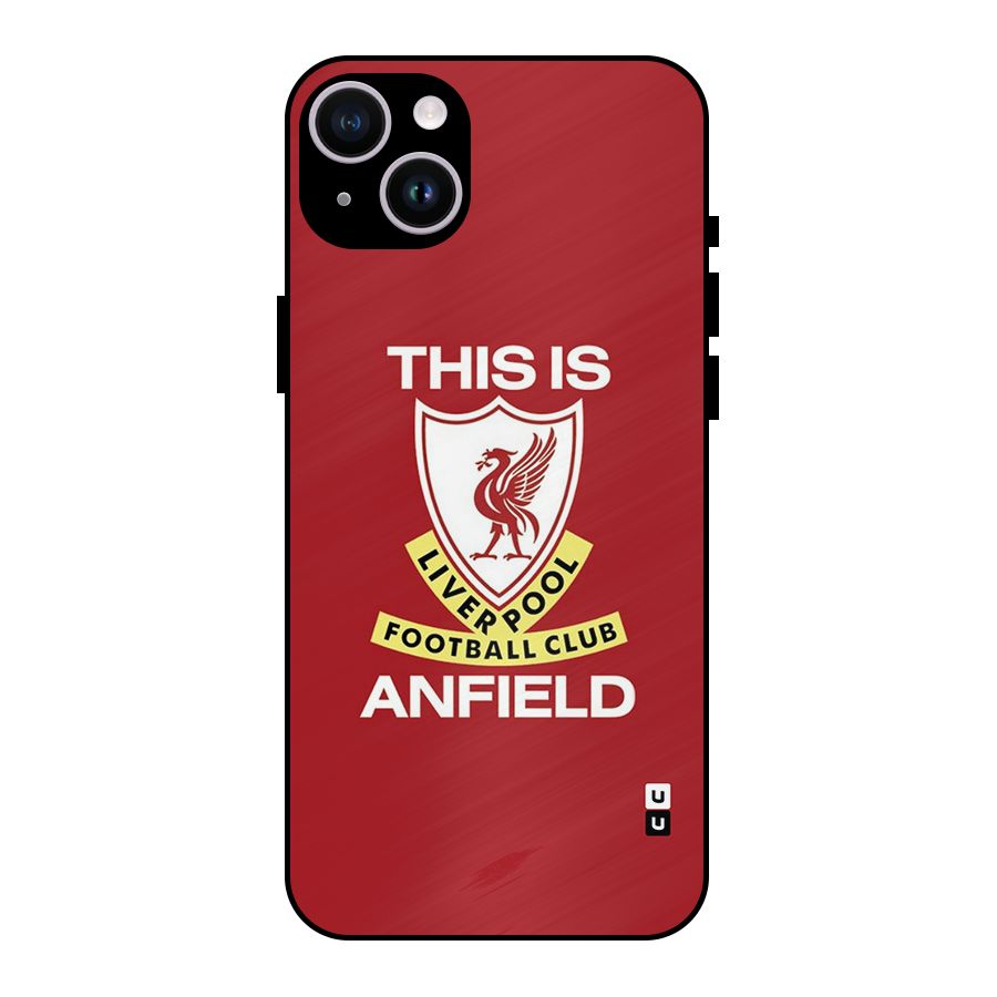 LiverPool Anfield Metal Back Case for iPhone 14 Plus