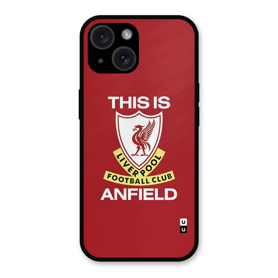LiverPool Anfield Metal Back Case for iPhone 15
