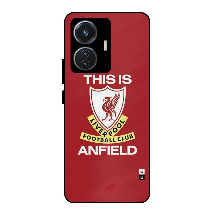 LiverPool Anfield Metal Back Case for iQOO Z6 44W