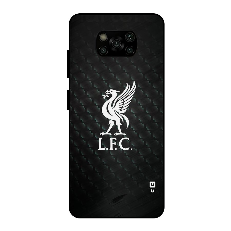 LiverPool Club Metal Back Case for Poco X3