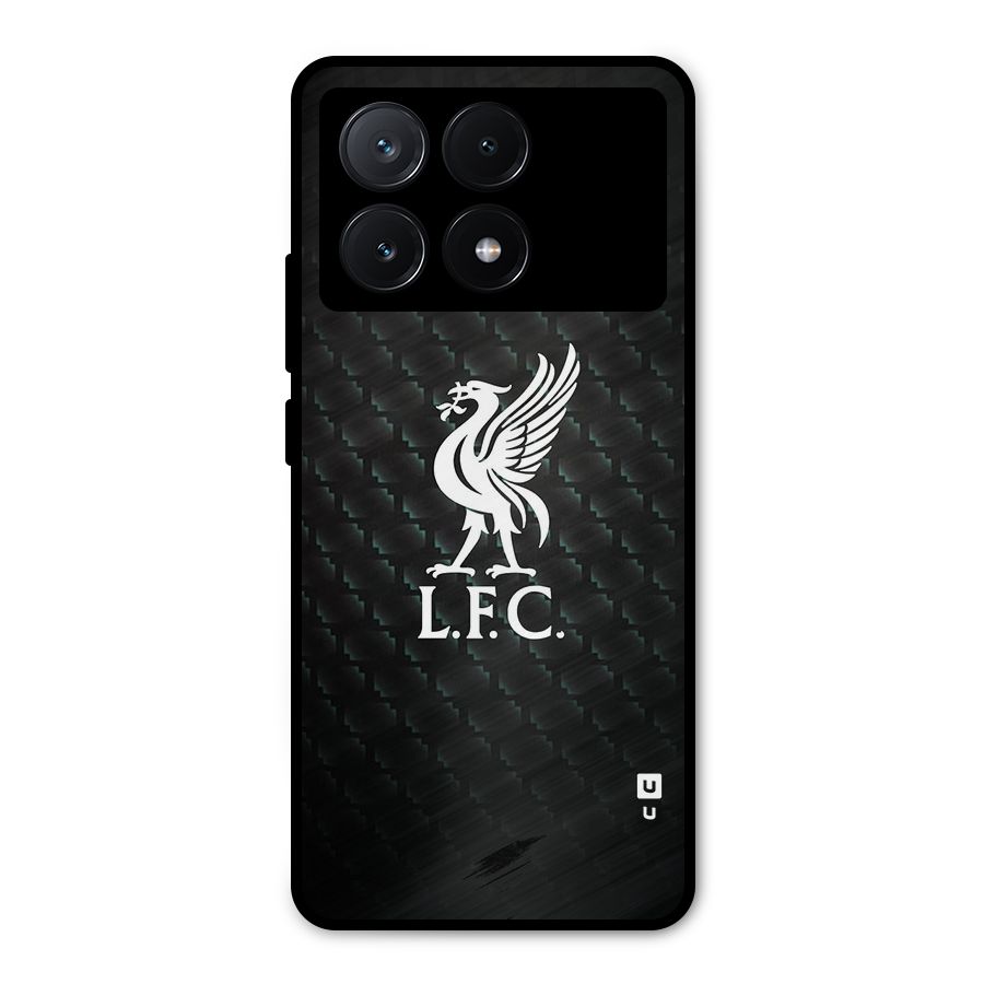 LiverPool Club Metal Back Case for Poco X6 Pro