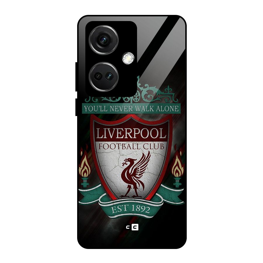 LiverPool FootBall Club Glass Back Case for OnePlus Nord CE 3 5G