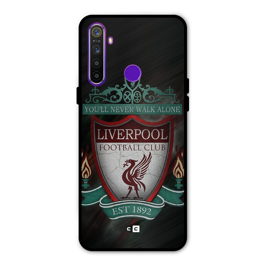 LiverPool FootBall Club Glass Back Case for Realme 5s