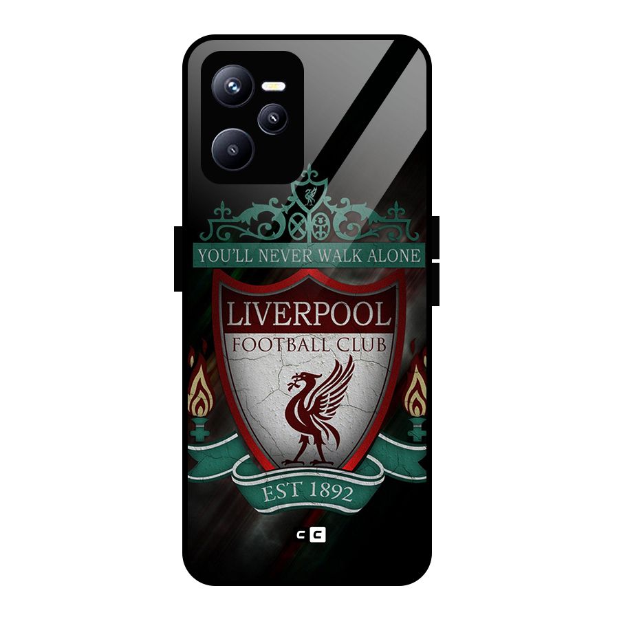 LiverPool FootBall Club Glass Back Case for Realme C35