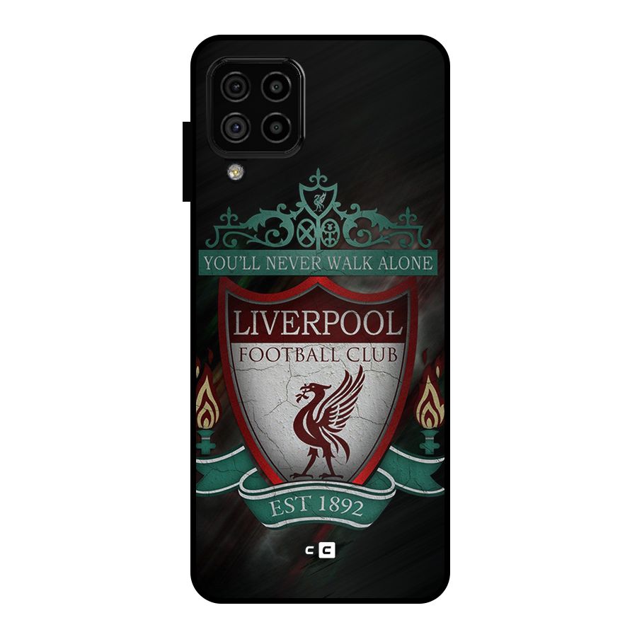 LiverPool FootBall Club Metal Back Case for Galaxy A22 4G