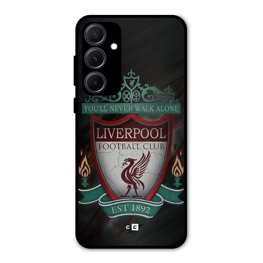 LiverPool FootBall Club Metal Back Case for Galaxy A35