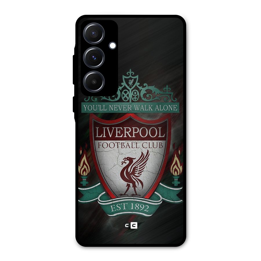 LiverPool FootBall Club Metal Back Case for Galaxy A55