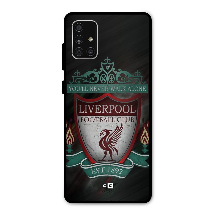 LiverPool FootBall Club Metal Back Case for Galaxy A71