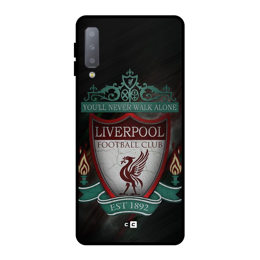 LiverPool FootBall Club Metal Back Case for Galaxy A7 (2018)