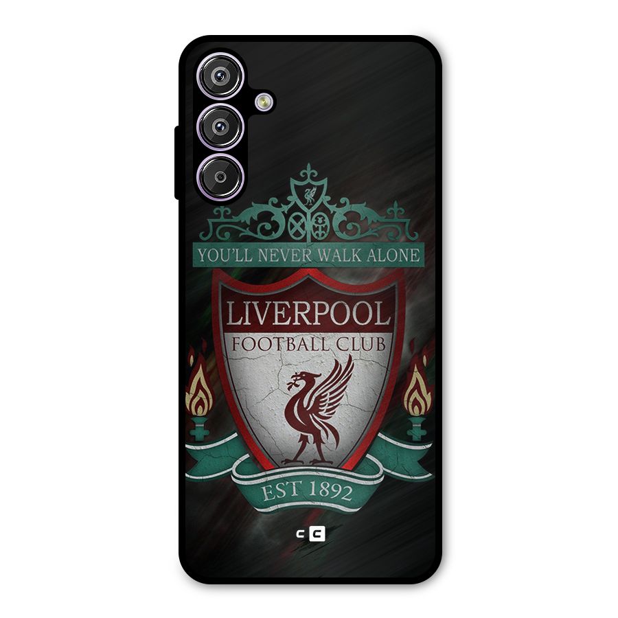 LiverPool FootBall Club Metal Back Case for Galaxy F15