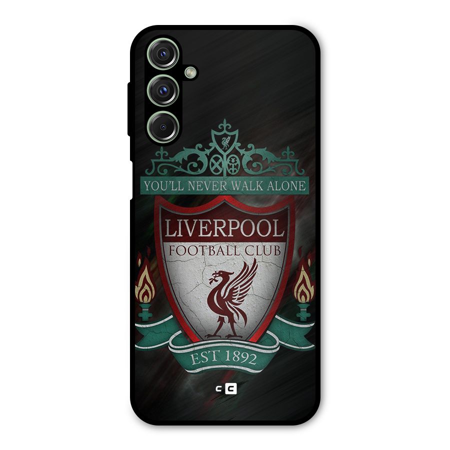LiverPool FootBall Club Metal Back Case for Galaxy F34