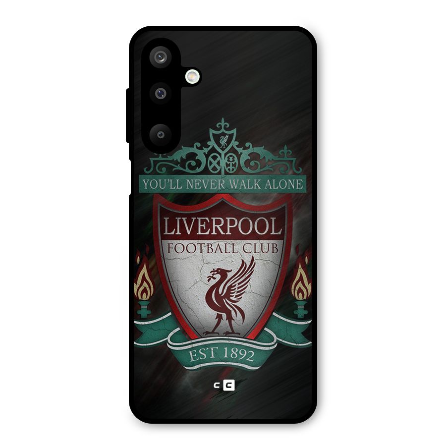 LiverPool FootBall Club Metal Back Case for Galaxy M16