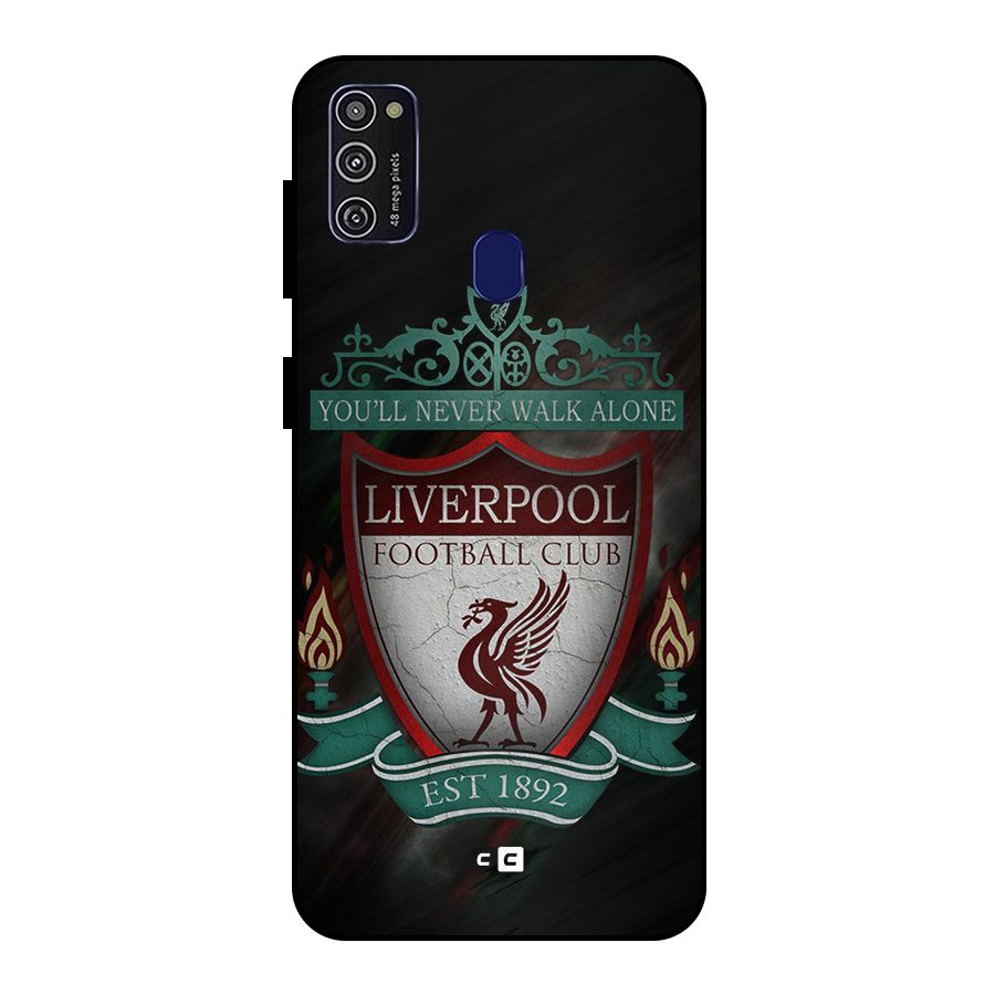 LiverPool FootBall Club Metal Back Case for Galaxy M21