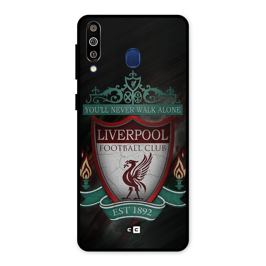 LiverPool FootBall Club Metal Back Case for Galaxy M30