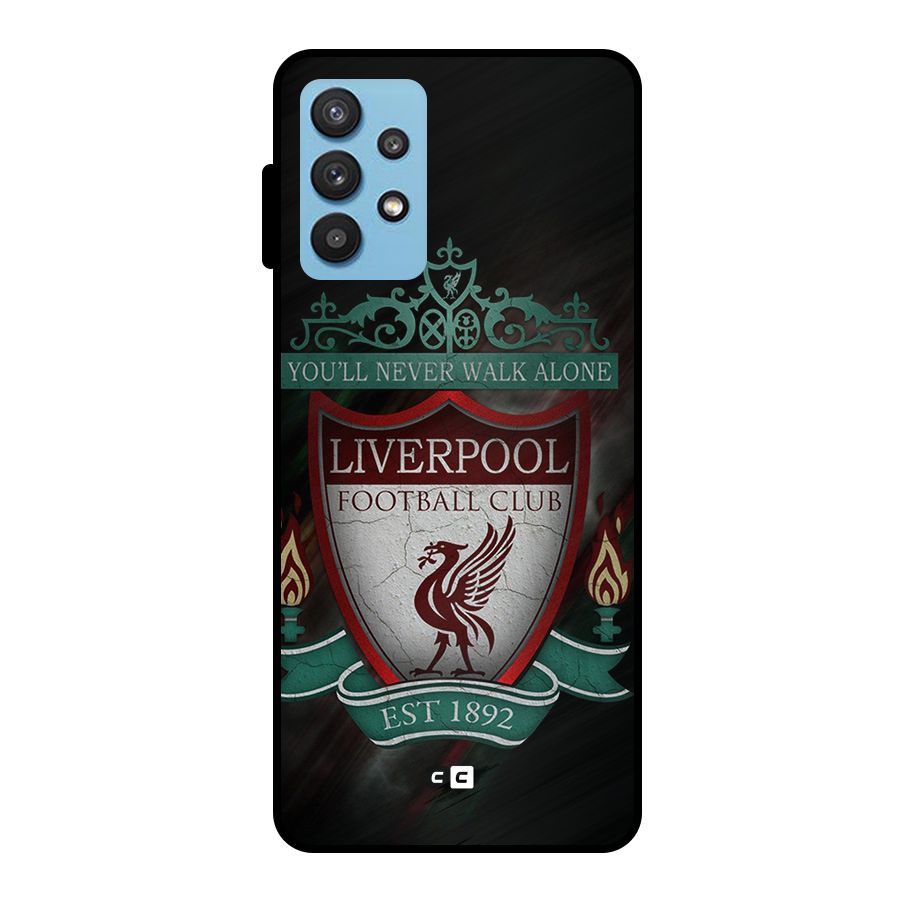 LiverPool FootBall Club Metal Back Case for Galaxy M32 5G
