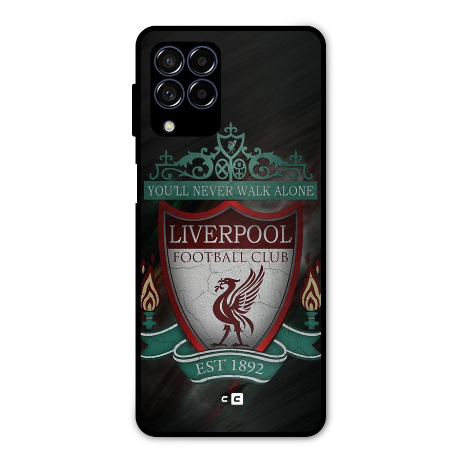 LiverPool FootBall Club Metal Back Case for Galaxy M53 5G