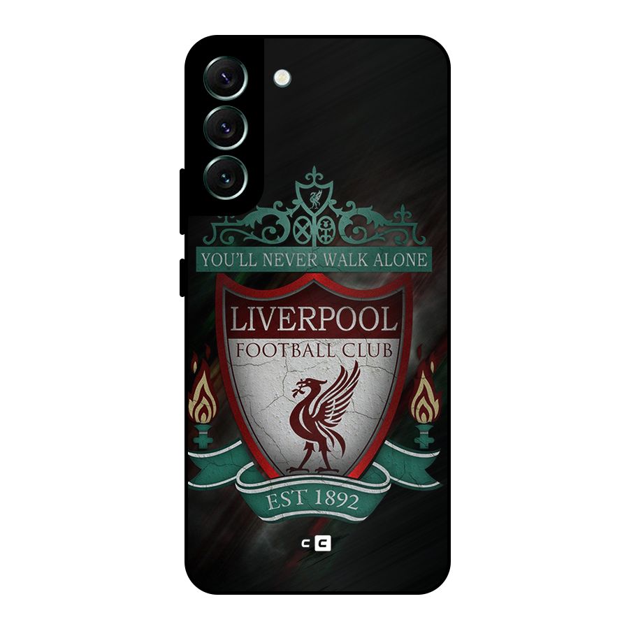 LiverPool FootBall Club Metal Back Case for Galaxy S22 Plus 5G