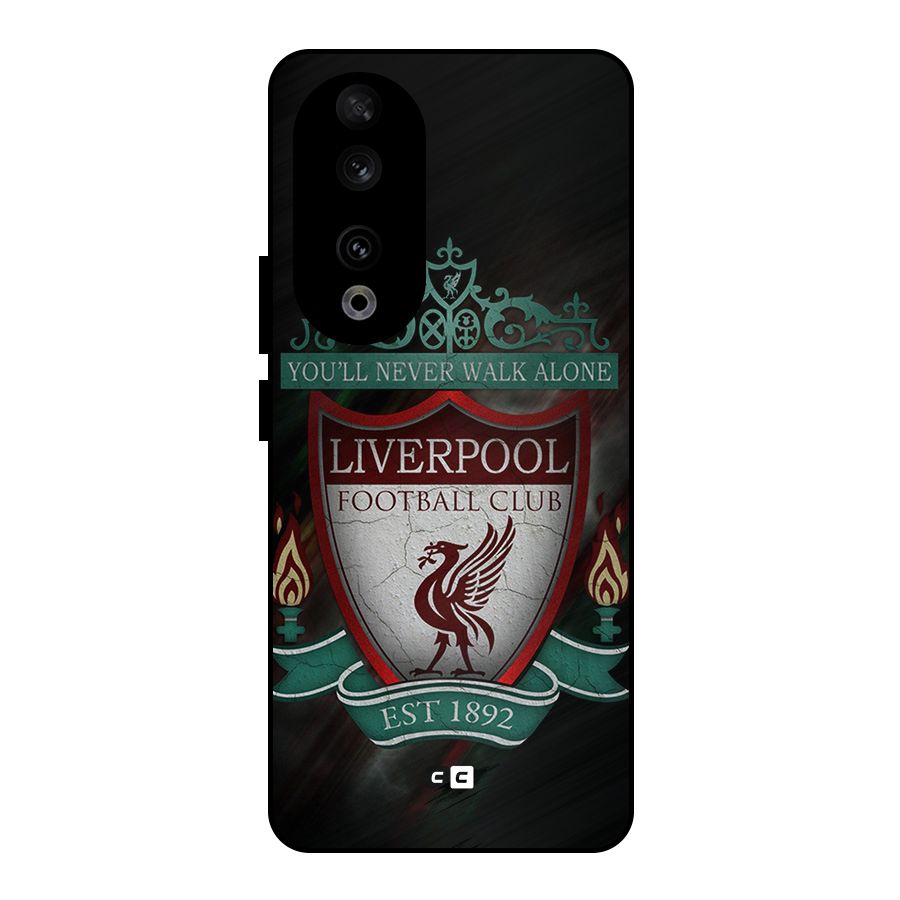 LiverPool FootBall Club Metal Back Case for Honor 90