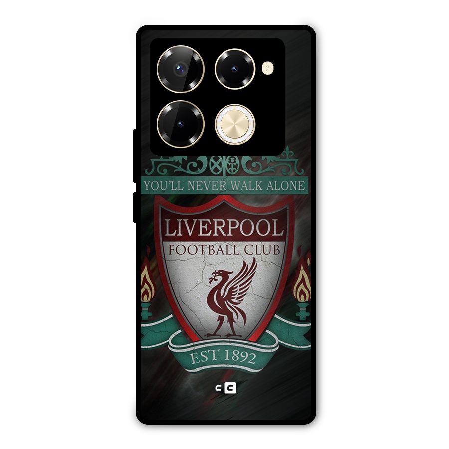 LiverPool FootBall Club Metal Back Case for Infinix Note 40 Pro